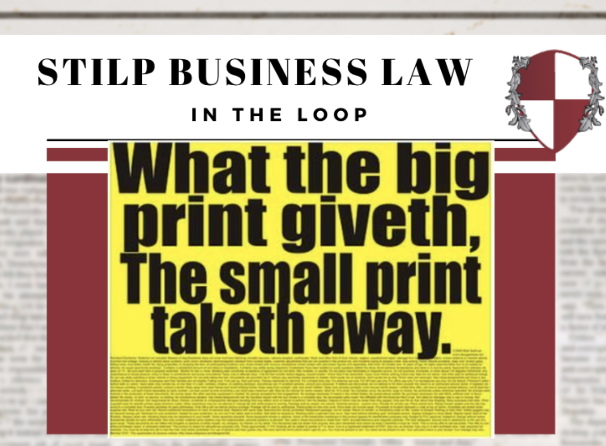 Can one business sue another for making statements about the law in a  contract? - Stilp Business Law
