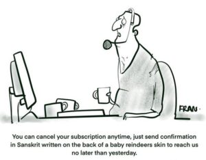 Easy to Subscribe, Hard to Cancel